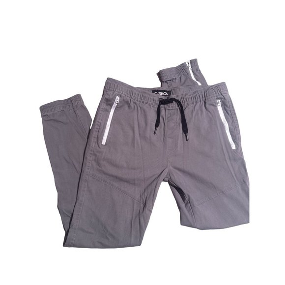 Carbon Freedom Flex Gray Jogger Style Elastic Waist Large Draw String Zipper Poc - Picture 1 of 6
